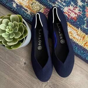 Rothy's Navy Blue Flats